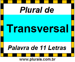 Plural de Transversal