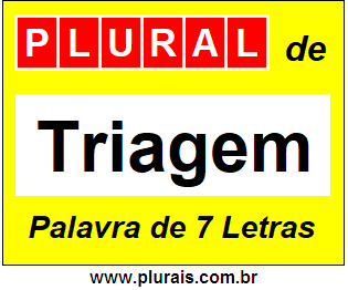 Plural de Triagem