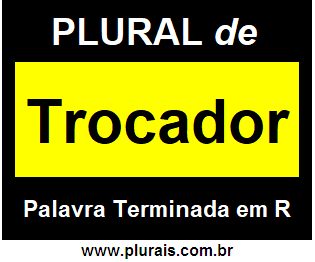 Plural de Trocador