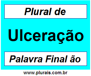 Plural de Ulceração