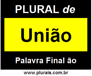 Plural de União