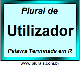 Plural de Utilizador