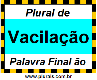 Plural de Vacilação