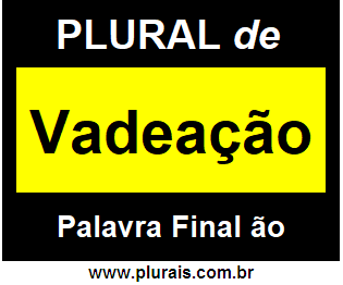 Plural de Vadeação