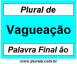 Plural de Vagueação