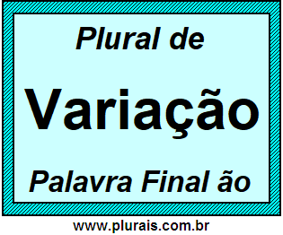 Plural de Variação