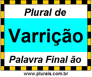 Plural de Varrição