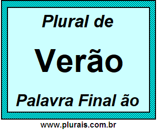 Plural de Verão