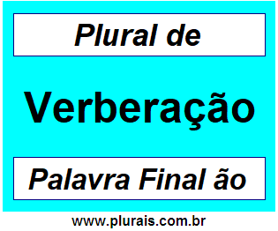 Plural de Verberação