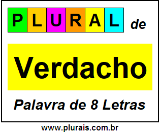 Plural de Verdacho