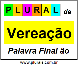 Plural de Vereação