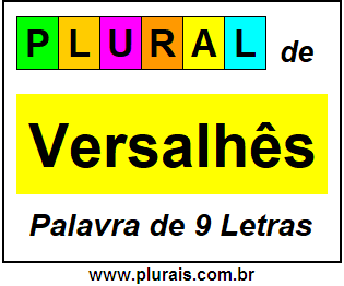 Plural de Versalhês