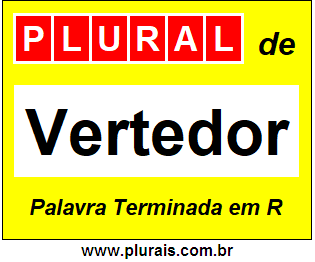 Plural de Vertedor