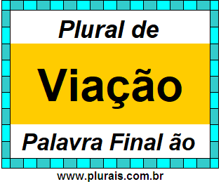 Plural de Viação