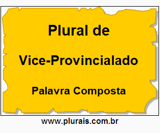 Plural de Vice-Provincialado