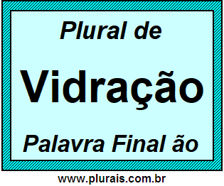 Plural de Vidração