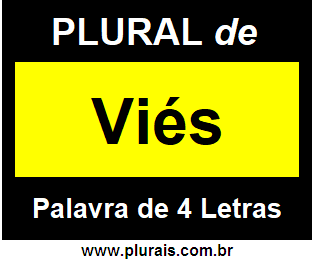 Plural de Viés