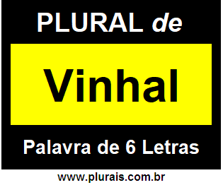 Plural de Vinhal