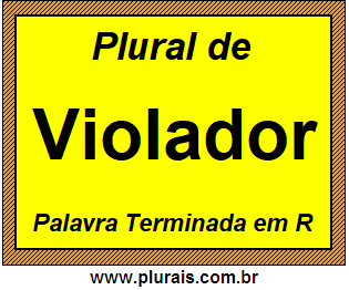 Plural de Violador