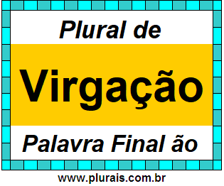 Plural de Virgação