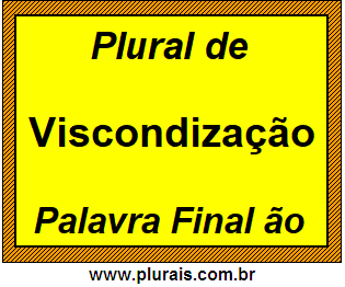 Plural de Viscondização