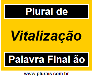 Plural de Vitalização