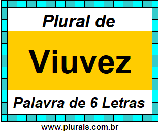 Plural de Viuvez