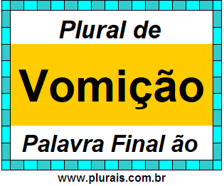 Plural de Vomição