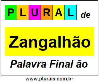 Plural de Zangalhão