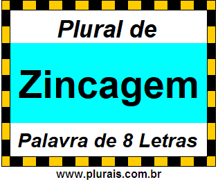 Plural de Zincagem