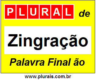 Plural de Zingração