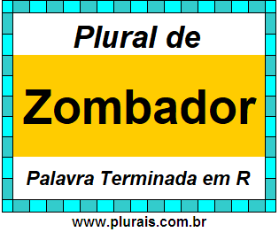 Plural de Zombador