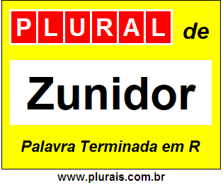 Plural de Zunidor