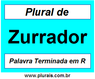 Plural de Zurrador